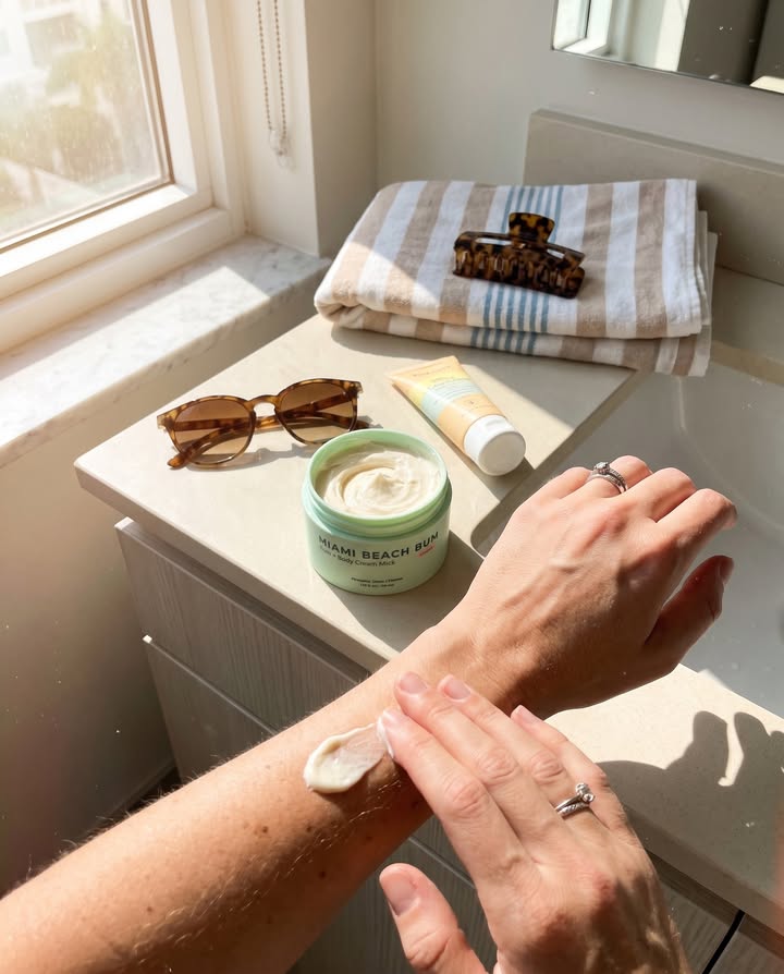 I’ve been reaching for the Bum + Body Cream by Mia...