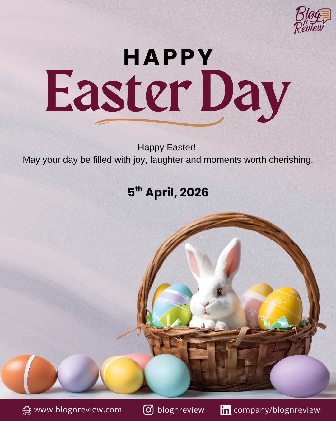 Happy Easter May your day be filled with joy, laughter and moments worth cherishing.
.
.
.
for more visit us at:
www.blognreview.com

#easter2026 #happymoments #joyfulday #celebrateeaster #springtime